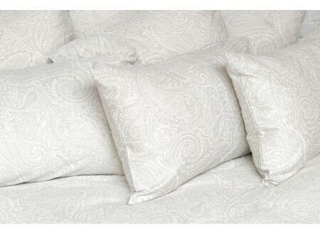 Dekbedovertrek 240x200/220cm - satijn - cashmere white