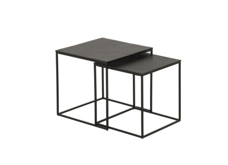 Salontafel Coltrane metaal vierkant set van 2