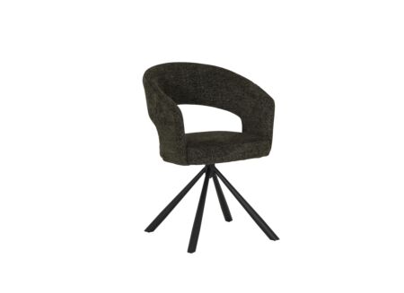Draaistoel Guppy 60x56x79,5cm - stof - groen
