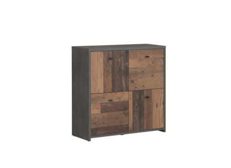 Commode Best Chest 77x30x78cm - decor - old wood & beton