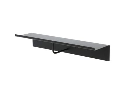 Kapstok 80cm - staal - zwart