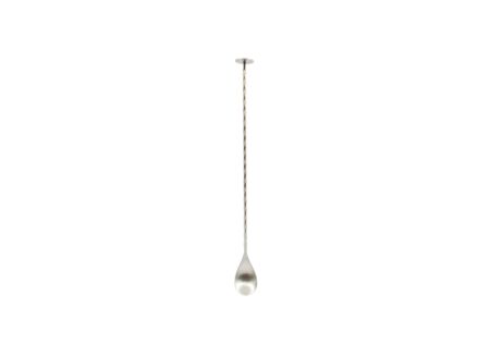 Barlepel 32cm - RVS - zilver