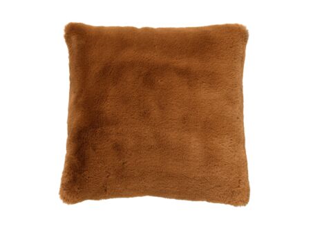 Kussen Zaya 45x45cm - stof - tobacco brown