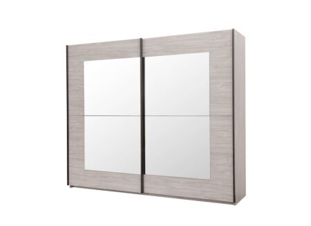Schuifdeurkast 250cm - decor - grijs