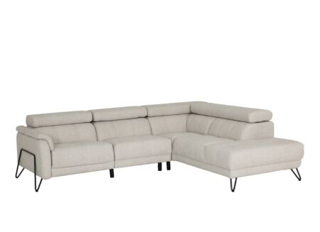 Hoeksalon Oltens 281x228cm - stof - beige