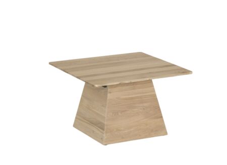Salontafel Float 60x60x38cm - eik massief - naturel