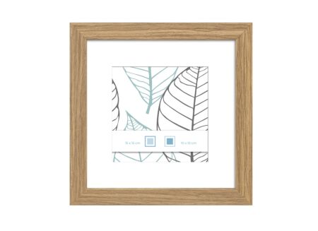 Fotokader Halmstad 15x15cm - hout massief - bruin