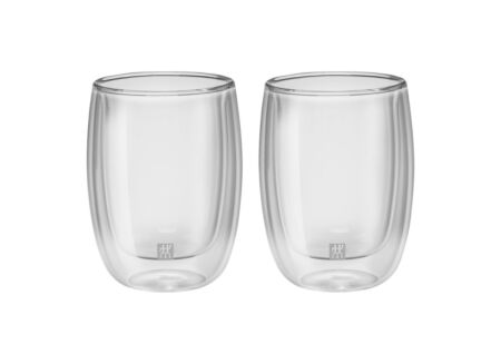 Mok Sorrento Dubbelwandig 20cl - glas - transparant 2 stuks
