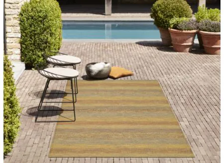 Foto ambiance - Tapis extérieur Puerto Rico 80x150cm - polypropylène - multicolore