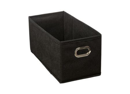 Opbergbox 31x15x15cm zwart