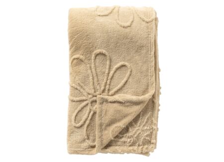 Plaid Blenda 150x200cm - polyester - sandshell