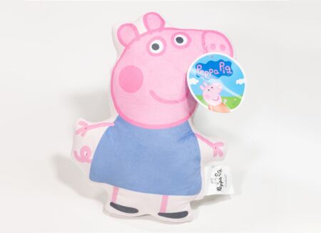Kussen Peppa Pig Shaped 23x34cm - polyester/velboa - multicolor