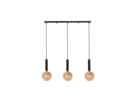 Hanglamp 85x5cm 3xE27 roest