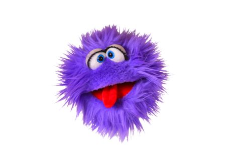 Handpop Flob H20cm - polyester - lila