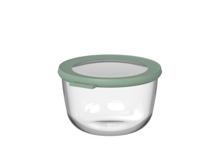 Bewaardoos Cirqula 1000ml Mepal - glas - nordic sage