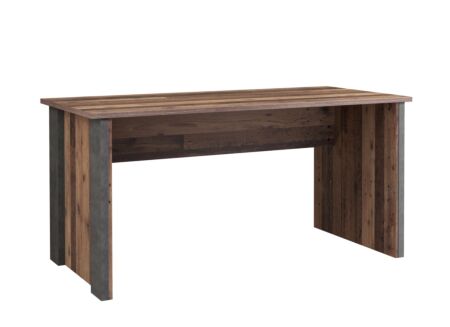Bureau Clif-B 153x70x74cm - meubelplaat - old wood/beton