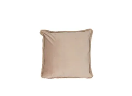 Aperçu - Coussin Yucatan 45x45cm - fausse fourrure - old rose