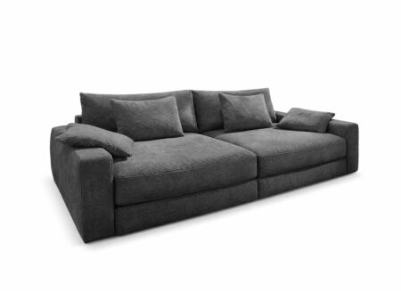 Zetelbed Milano 1-persoons - stof - grijs