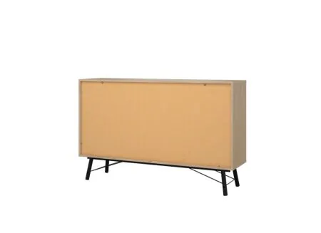 Aperçu - Commode Ry 151x41x95cm - décor - marron/noir