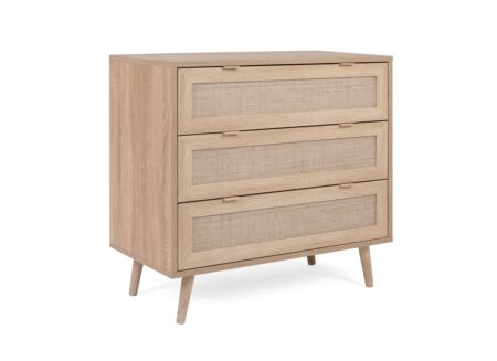 Ladekast Bali 80x40x80cm - melamine - sonoma eik