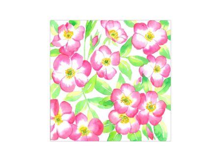 Serviette Aubepine 33x33cm multicolor 20 stuks