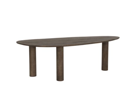 Tafel Diaz 240x110cm - mango massief - bruin