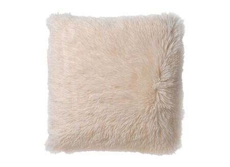 Kussen Fluffy 60x60cm - stof - snow white