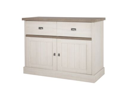 Commode 122x50x88cm - decor - lariks/cristal oak