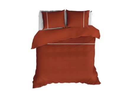 Dekbedovertrek Duchesse 140x200/220cm - flanel - rood