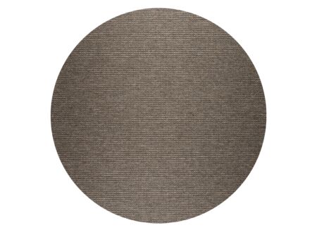Rond tapijt Makabi Ø200cm - polyester & polypropyleen - bruin