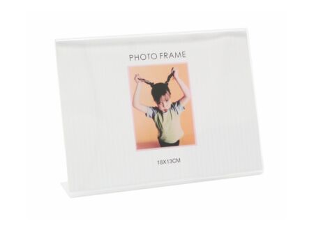 Fotokader 18x13cm - kunststof - transparant