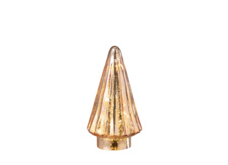 Beeldje Kerstboom Led H19cm