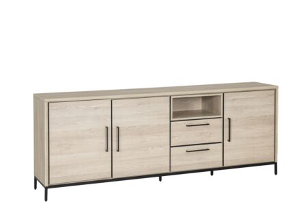 Dressoir Otis 225cm - meubelplaat - sand oak