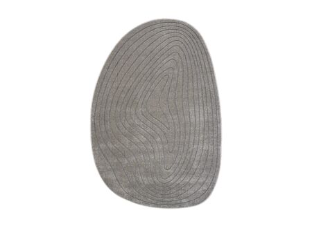 Tapijt Trevos 200x290cm - polyester - grijs