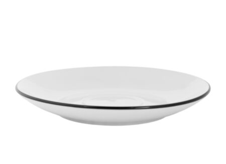 Ondertas Renee Ø15cm - porselein - zwart & wit
