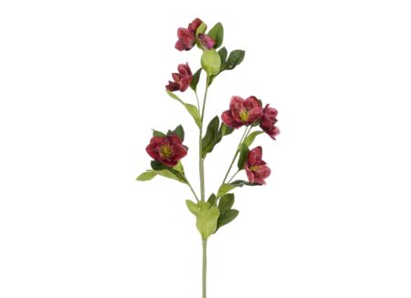 Kunstbloem Helleborus H80cm
