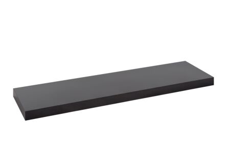 Wandplank 90x23,5x3,8cm zwart