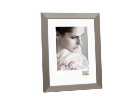 Fotokader S41VD1  18x13cm - kunststof & glas - zilver