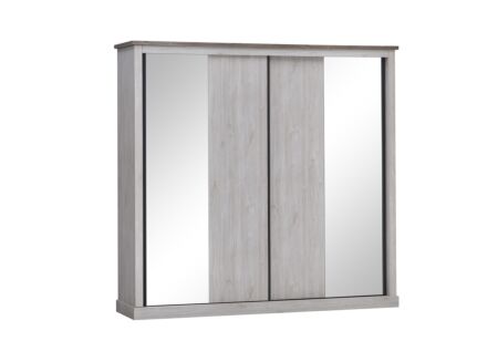 Schuifdeurkast Eline 225cm - decor - white oak/autumn oak