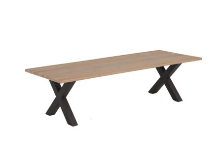 Tafel La Fabrique 240x100cm - eik massief - naturel
