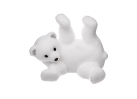 Figuur Rollende ijsbeer H30cm
