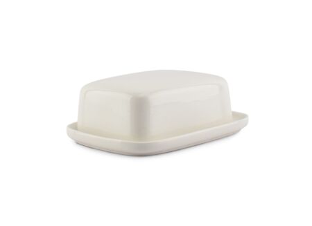 Botervlootje Cucina 17,5x12,5cm stoneware wit