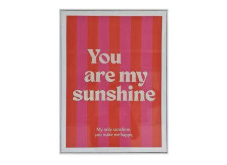 Print op canvas Sunshine 45x60cm - resin coating
