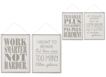 Plakkaat Work Options 26,5x35cm