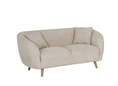 Zetel Momo 2-zit - polyestervezel - beige