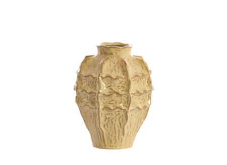 Vaas Loseto H25cm - keramiek - lichtbruin