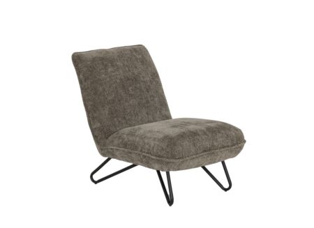 Fauteuil Guts 67,5x93x82cm - bouclé - groen