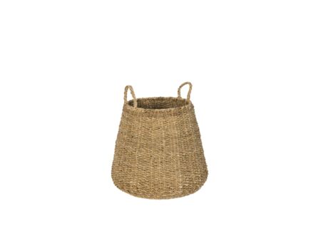 Opbergmand Yang Ø50x44cm - zeegras - naturel