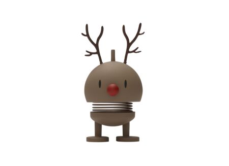 Figuur Hoptimist Soft Reindeer Bumble S H9,5cm - kunststof - bruin