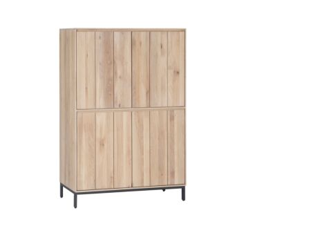 Barkast Polar 120cm - eik massief/decor- naturel